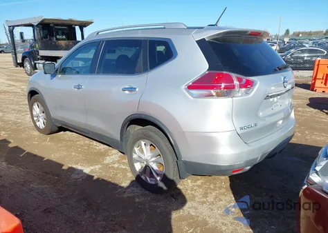 2016 Nissan Rogue Sv из США, поврежденный, VIN KNMAT2MV9GP709265